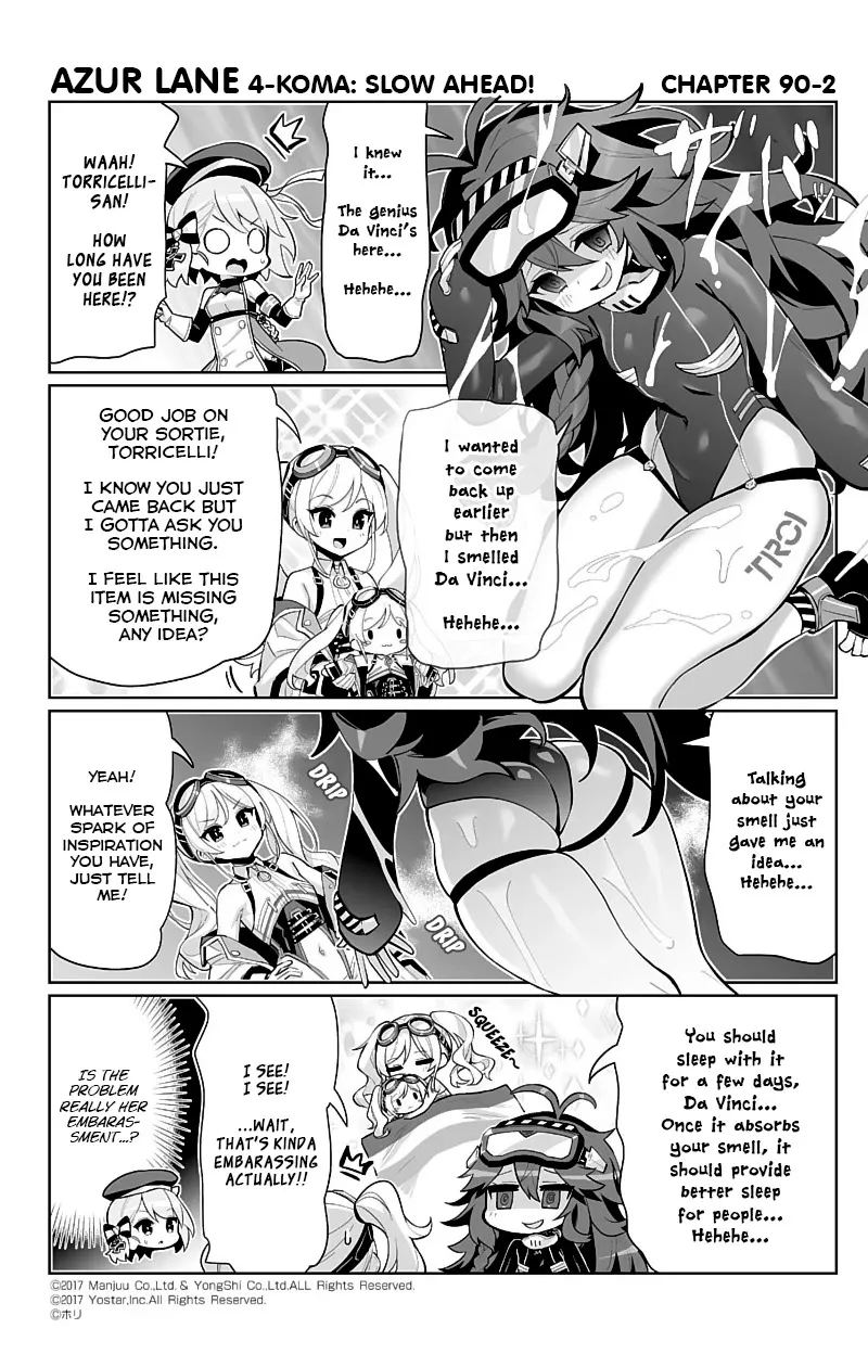Azur Lane 4-koma: Slow Ahead Zinmanga X Chapter 90 Page 2