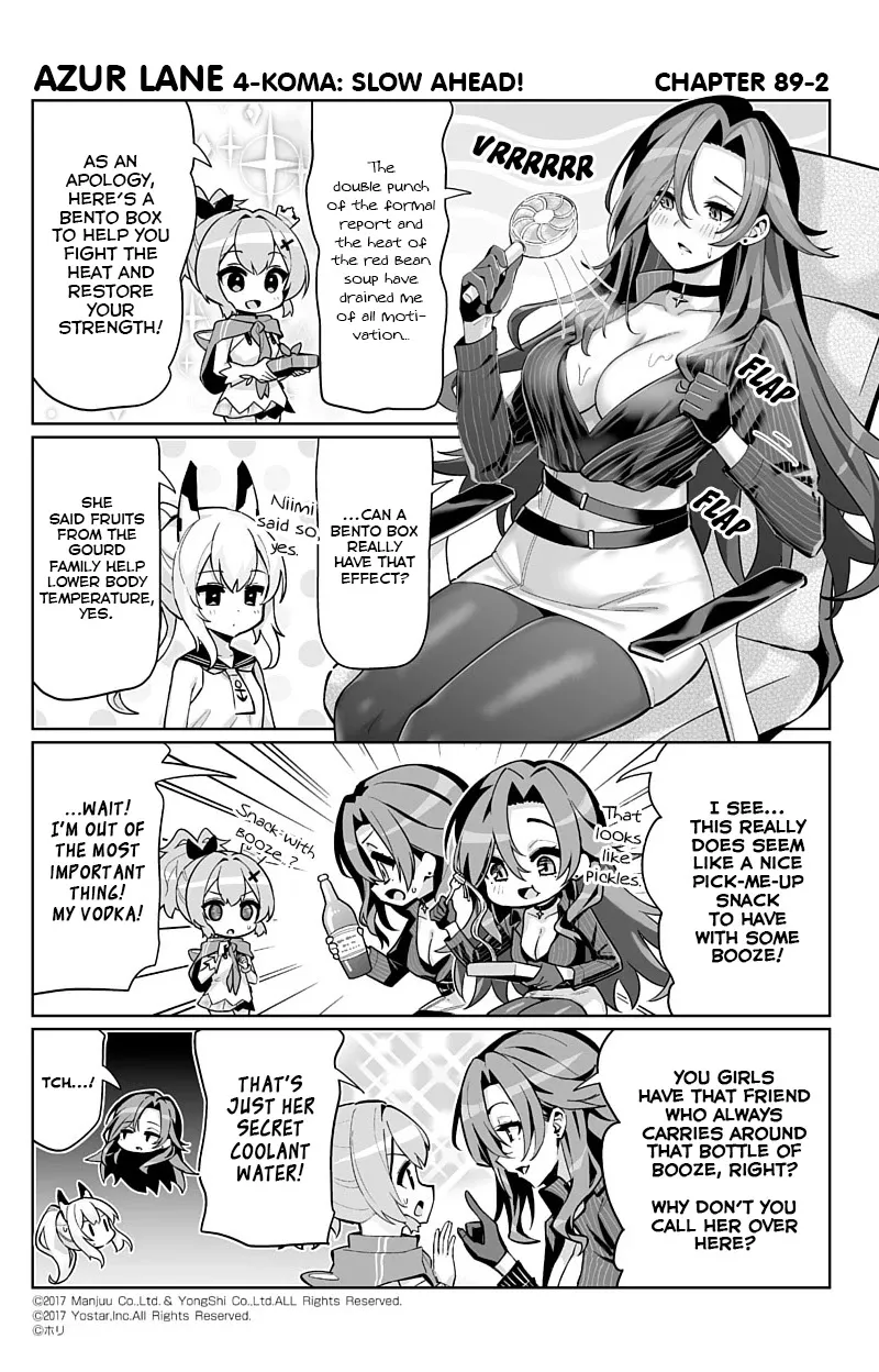 Azur Lane 4-koma: Slow Ahead Zinmanga X Chapter 89 Page 2