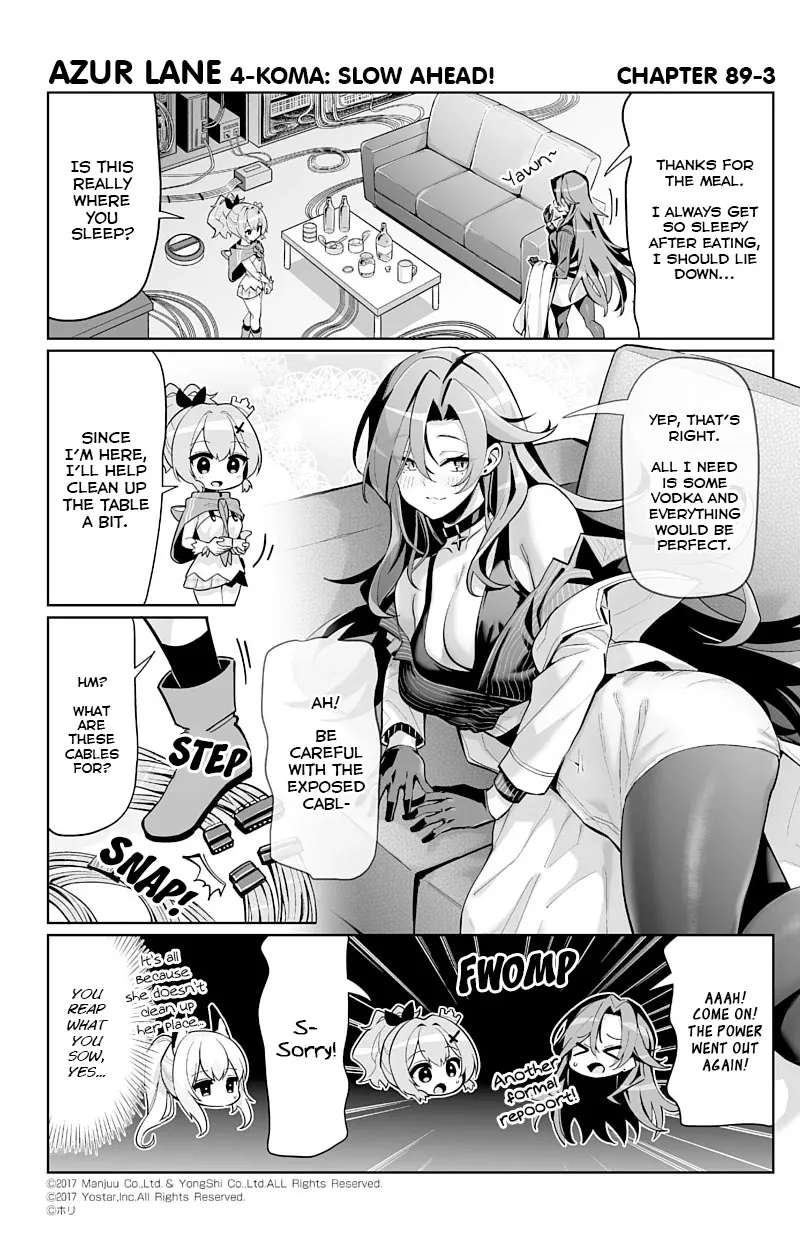 Azur Lane 4-koma: Slow Ahead Zinmanga X Chapter 89 Page 3