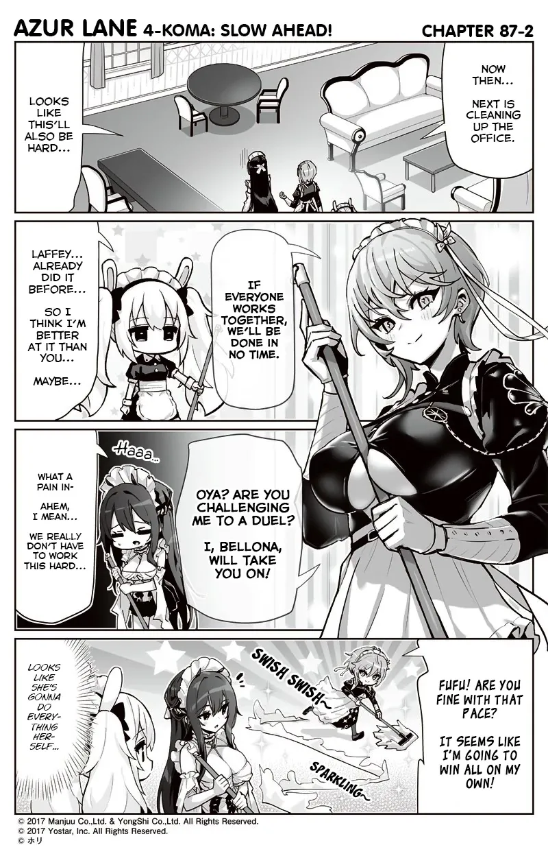 Azur Lane 4-koma: Slow Ahead Zinmanga X Chapter 87 Page 2