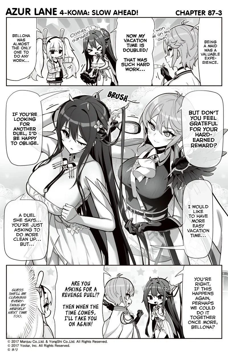 Azur Lane 4-koma: Slow Ahead Zinmanga X Chapter 87 Page 3