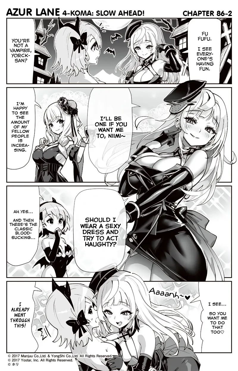 Azur Lane 4-koma: Slow Ahead Zinmanga X Chapter 86 Page 2