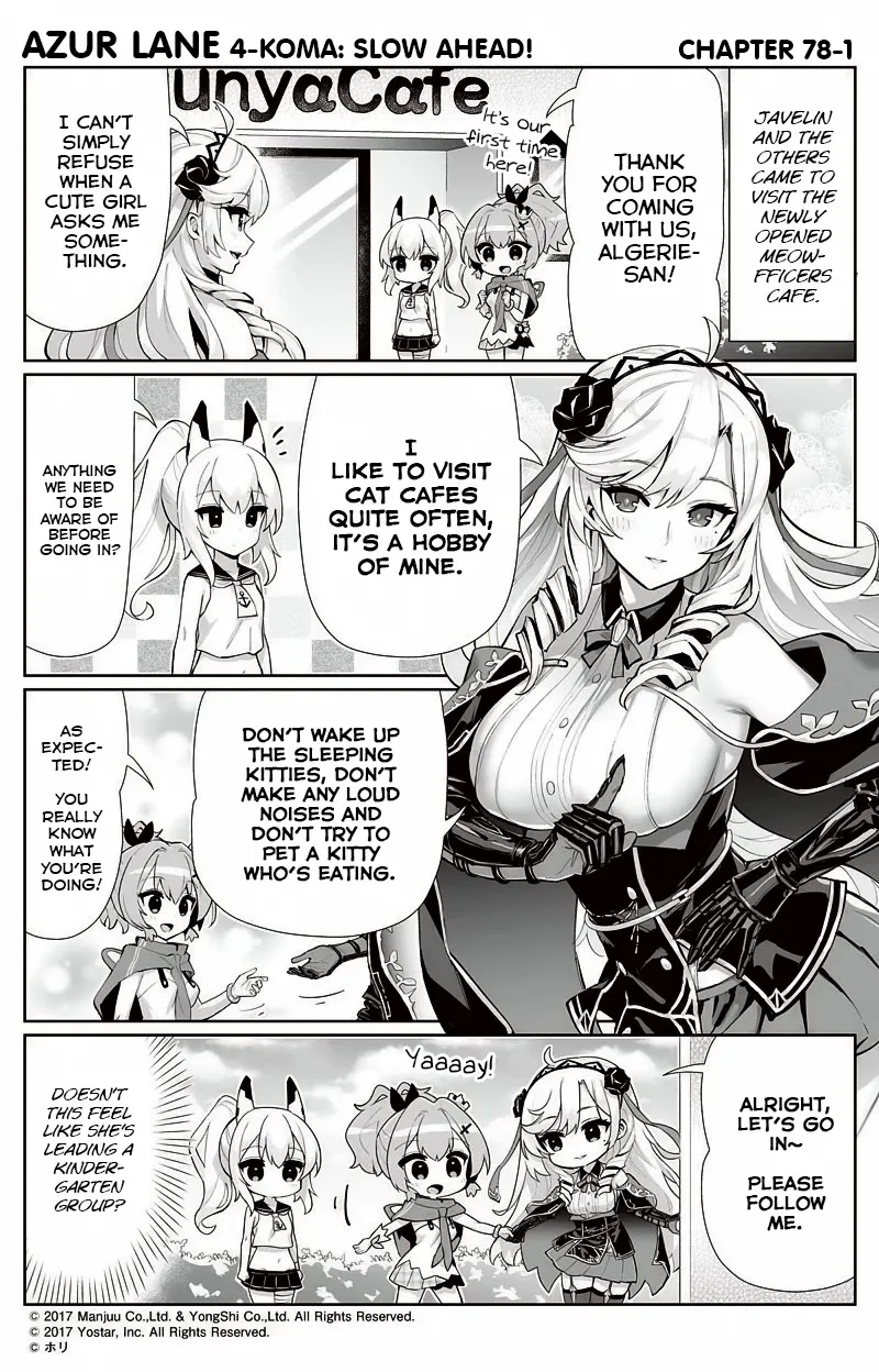 Azur Lane 4-koma: Slow Ahead Zinmanga X Chapter 78 Page 1