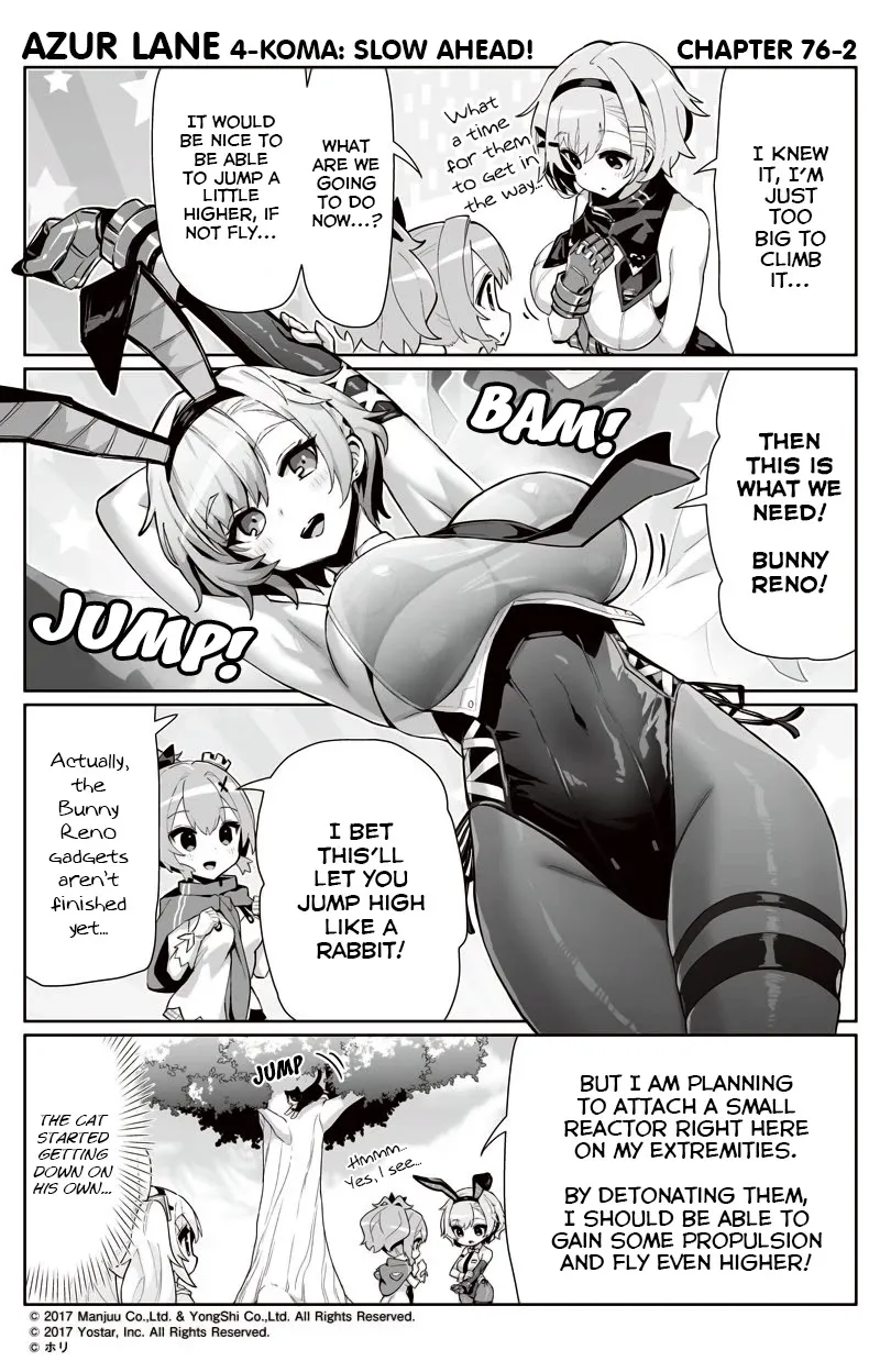 Azur Lane 4-koma: Slow Ahead Zinmanga X Chapter 76 Page 2