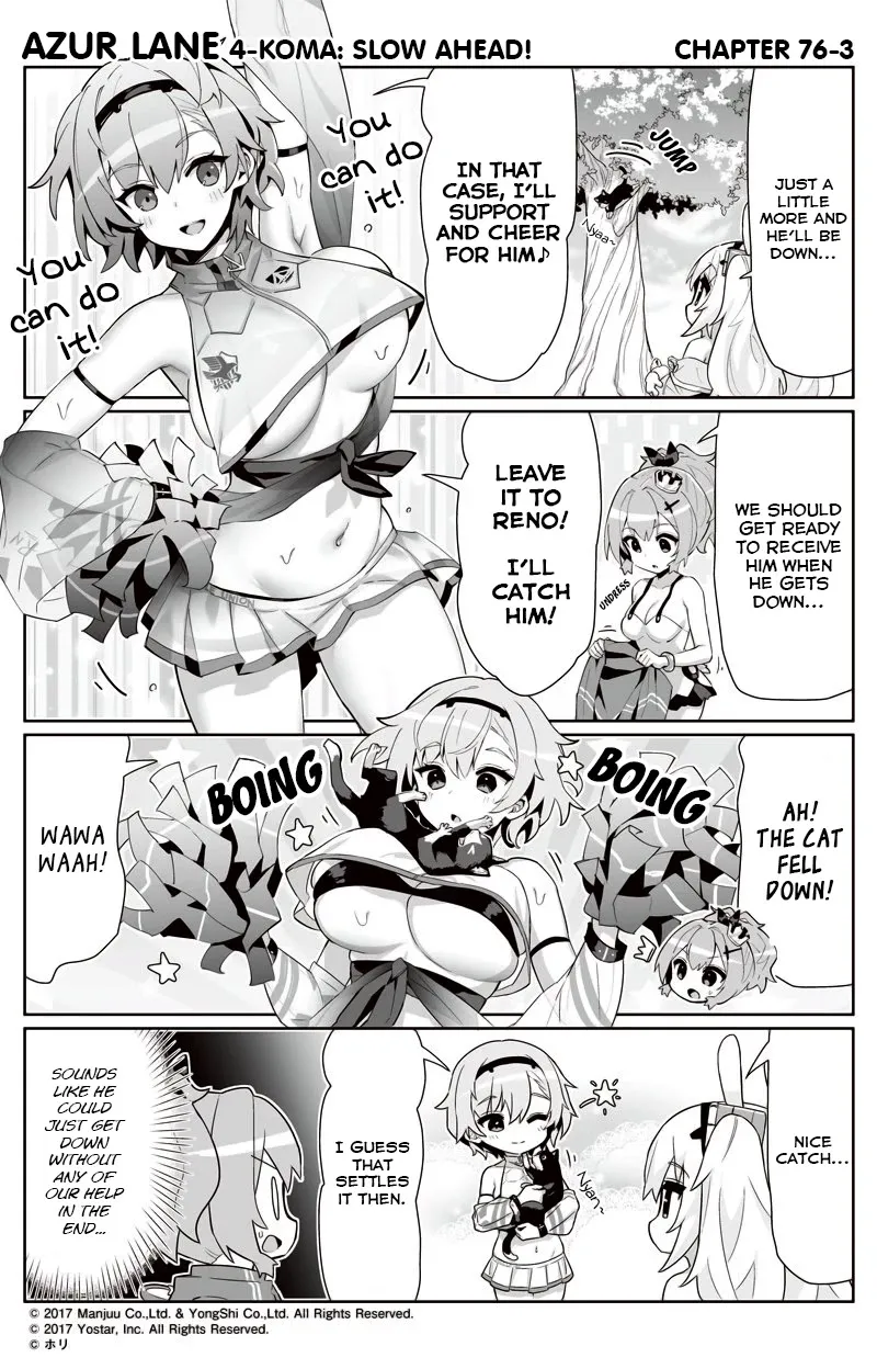 Azur Lane 4-koma: Slow Ahead Zinmanga X Chapter 76 Page 3