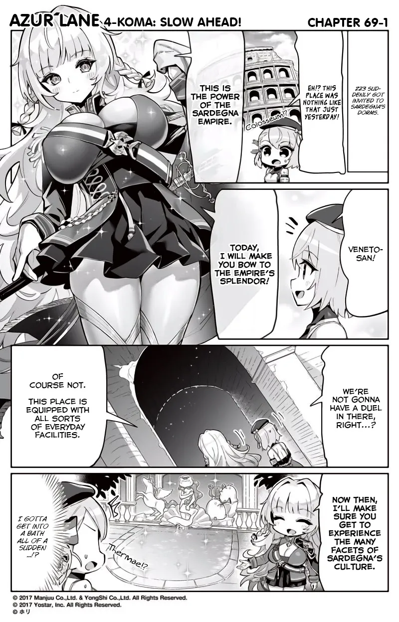 Azur Lane 4-koma: Slow Ahead Zinmanga X Chapter 69 Page 1
