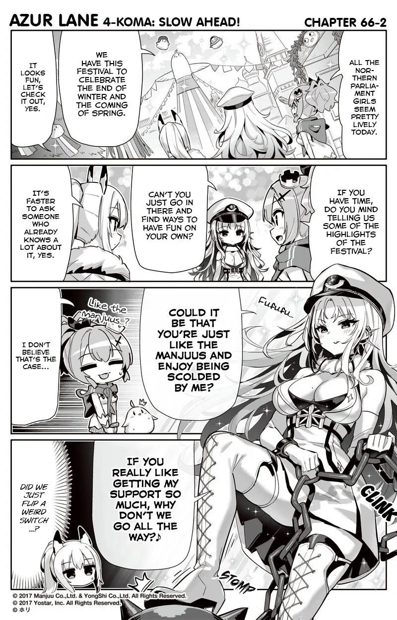 Azur Lane 4-koma: Slow Ahead Zinmanga X Chapter 66 Page 2