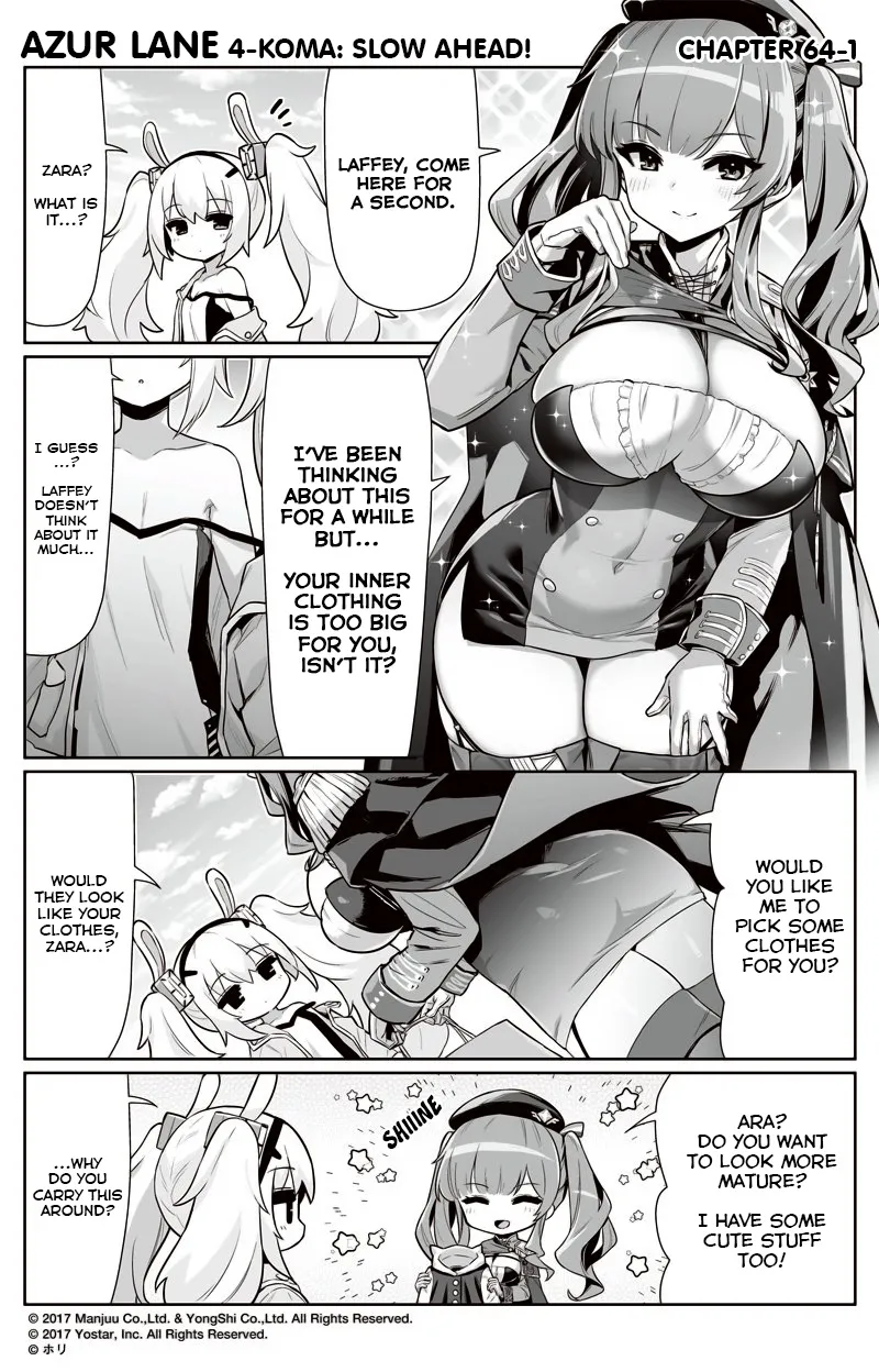 Azur Lane 4-koma: Slow Ahead Zinmanga X Chapter 64 Page 1