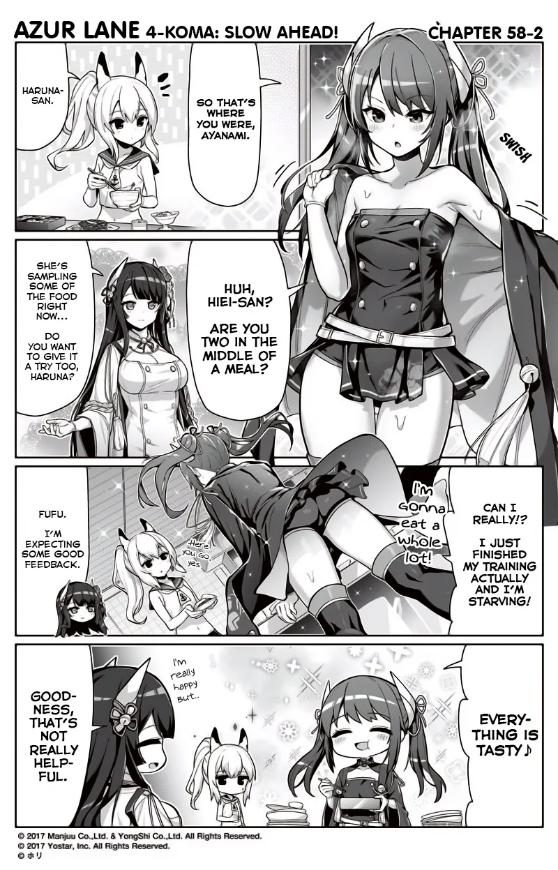 Azur Lane 4-koma: Slow Ahead Zinmanga X Chapter 58 Page 2