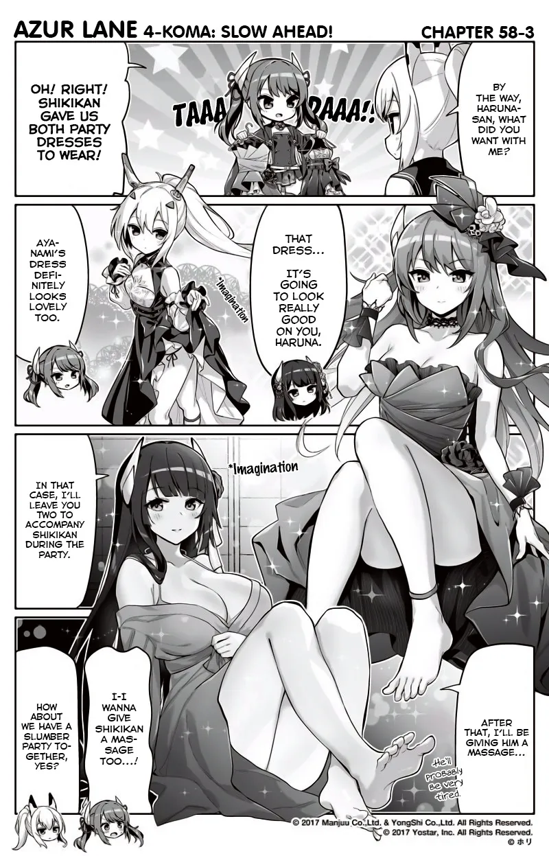 Azur Lane 4-koma: Slow Ahead Zinmanga X Chapter 58 Page 3