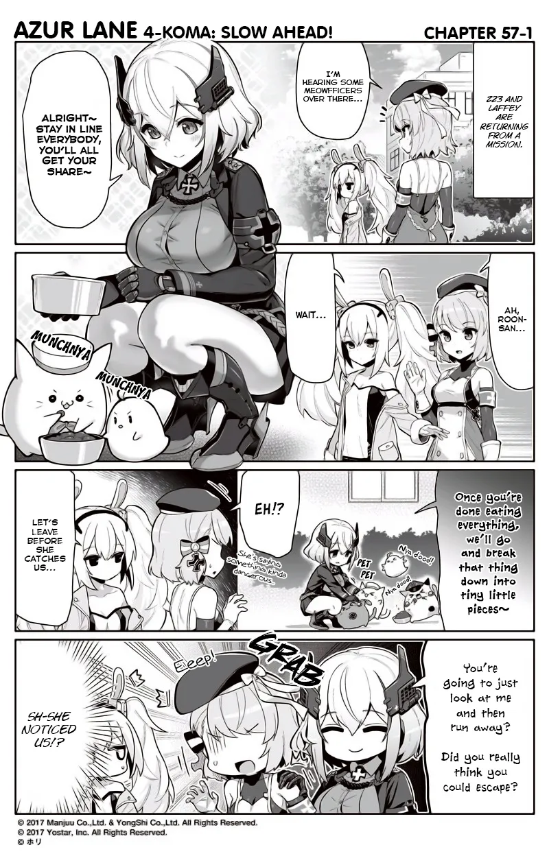 Azur Lane 4-koma: Slow Ahead Zinmanga X Chapter 57 Page 1