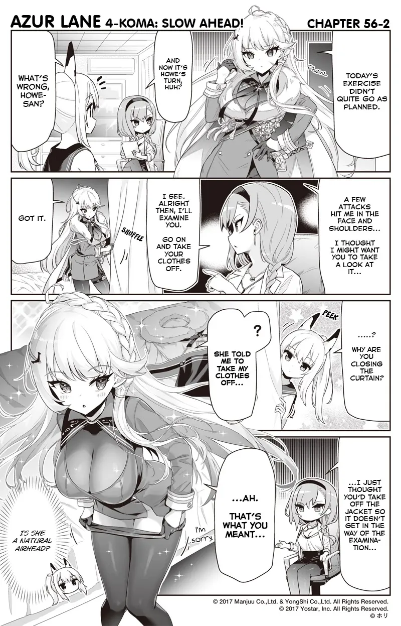 Azur Lane 4-koma: Slow Ahead Zinmanga X Chapter 56 Page 2