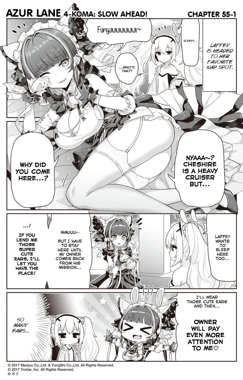 Azur Lane 4-koma: Slow Ahead Zinmanga X Chapter 55 Page 1