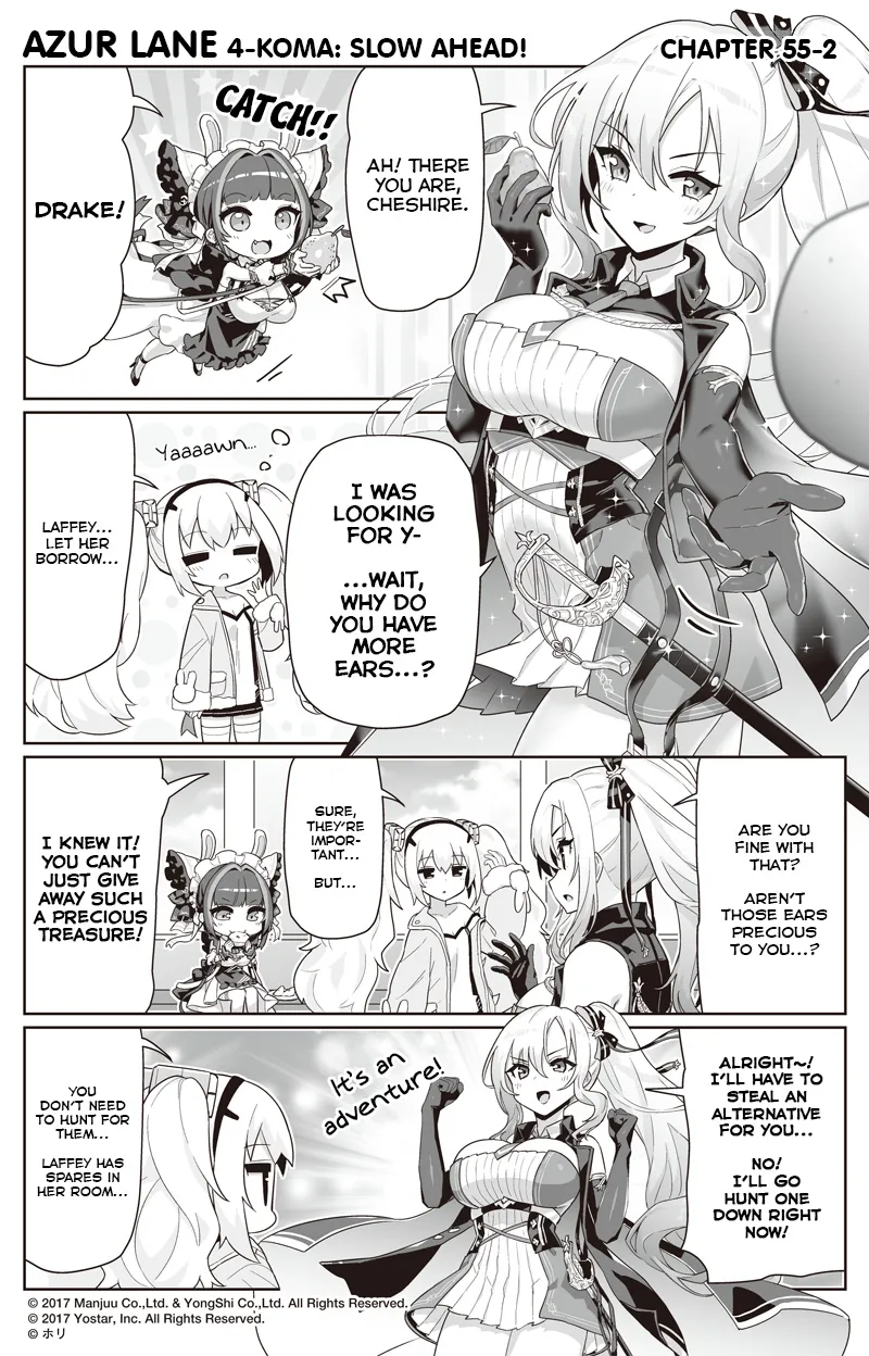 Azur Lane 4-koma: Slow Ahead Zinmanga X Chapter 55 Page 2