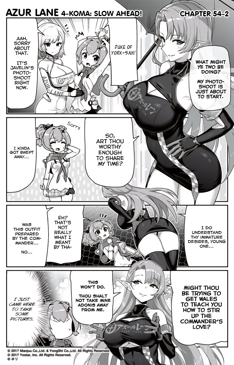 Azur Lane 4-koma: Slow Ahead Zinmanga X Chapter 54 Page 2