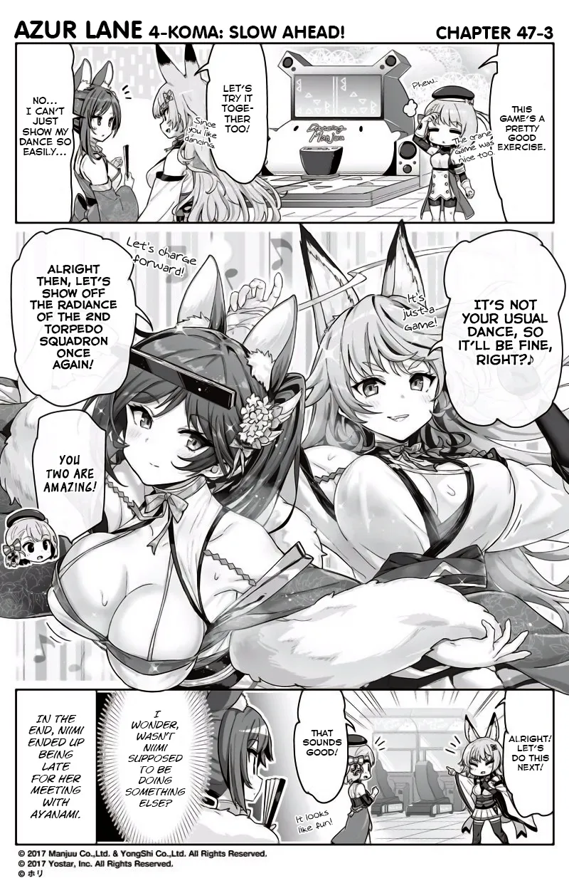 Azur Lane 4-koma: Slow Ahead Zinmanga X Chapter 47 Page 3