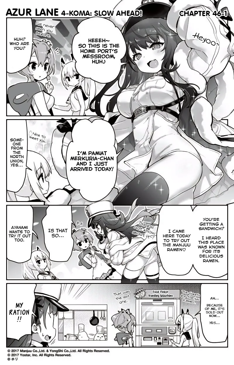 Azur Lane 4-koma: Slow Ahead Zinmanga X Chapter 46 Page 1