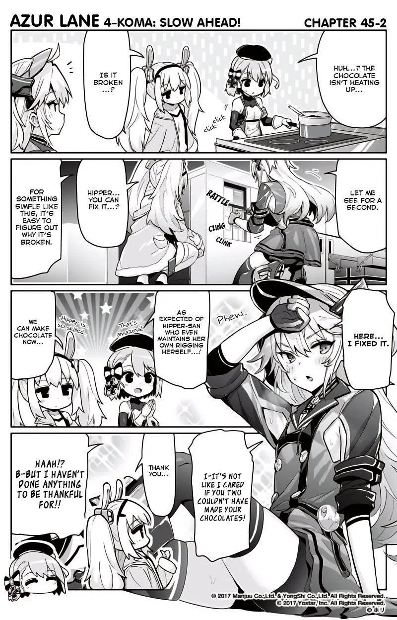 Azur Lane 4-koma: Slow Ahead Zinmanga X Chapter 45 Page 2