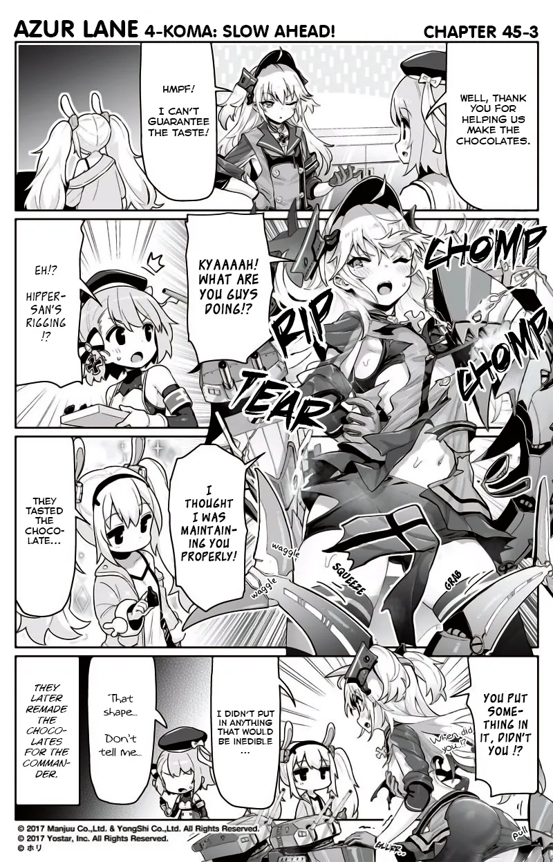Azur Lane 4-koma: Slow Ahead Zinmanga X Chapter 45 Page 3