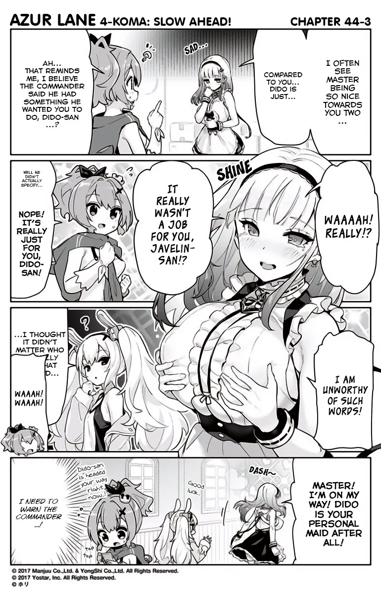 Azur Lane 4-koma: Slow Ahead Zinmanga X Chapter 44 Page 3