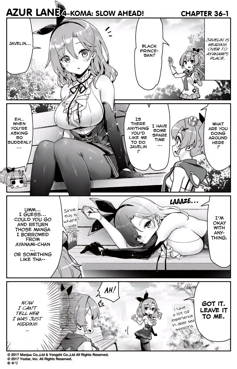 Azur Lane 4-koma: Slow Ahead Zinmanga X Chapter 36 Page 1