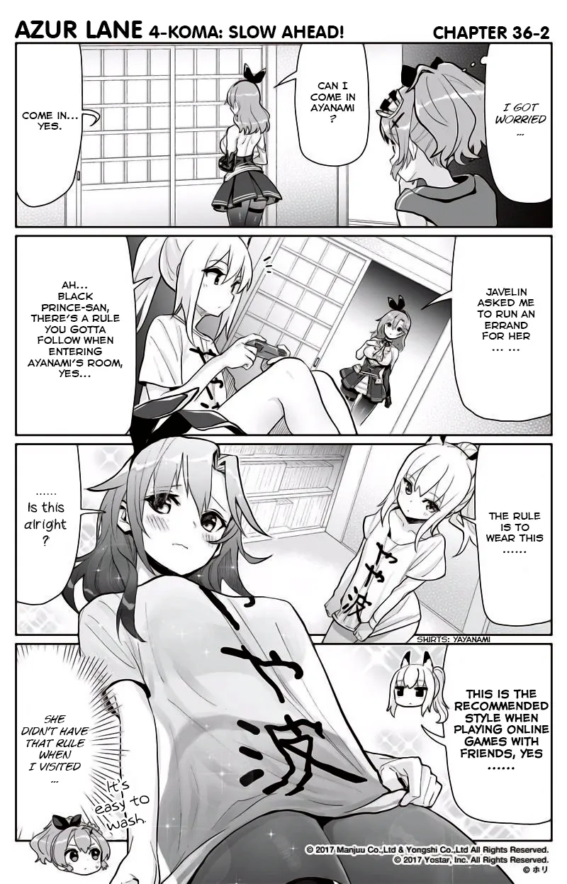 Azur Lane 4-koma: Slow Ahead Zinmanga X Chapter 36 Page 2