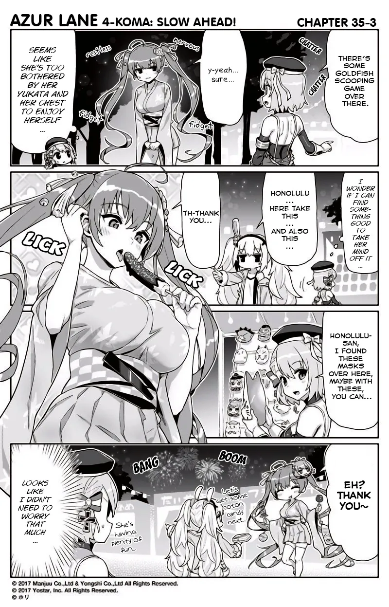 Azur Lane 4-koma: Slow Ahead Zinmanga X Chapter 35 Page 3