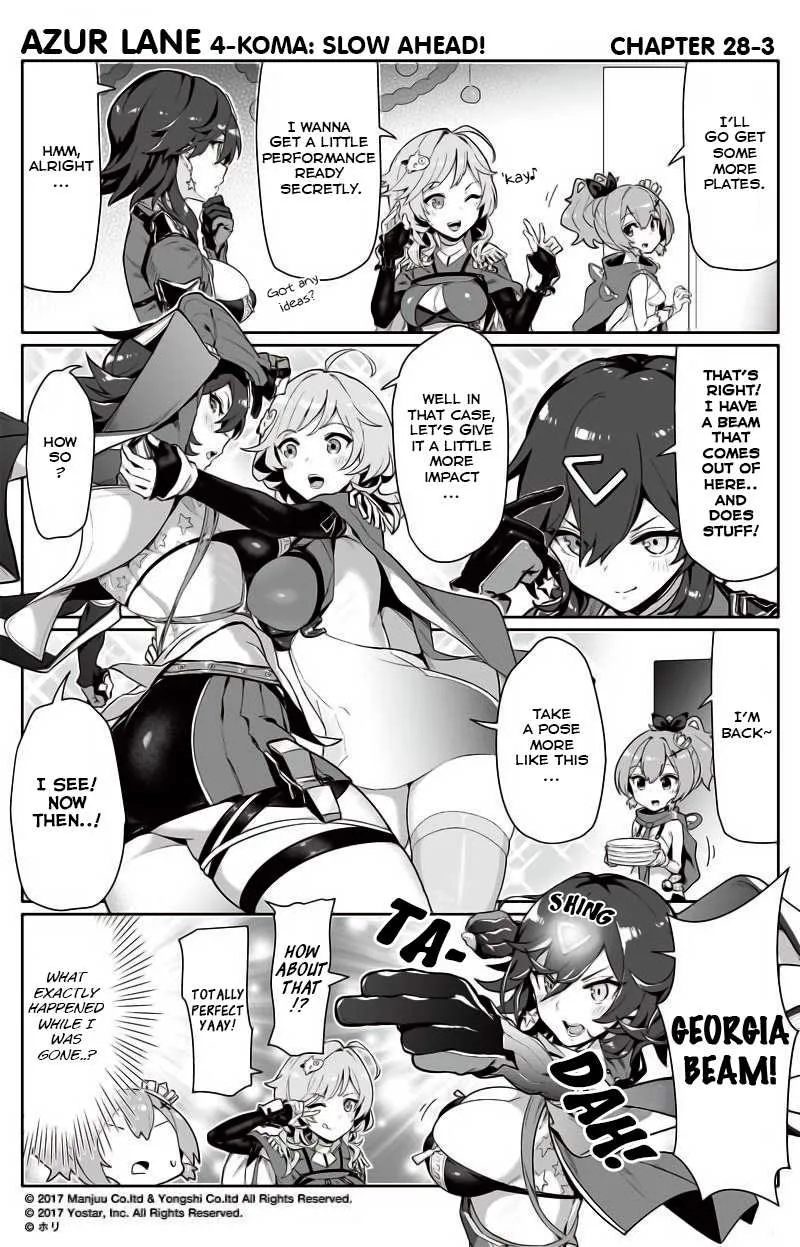 Azur Lane 4-koma: Slow Ahead Zinmanga X Chapter 28 Page 3
