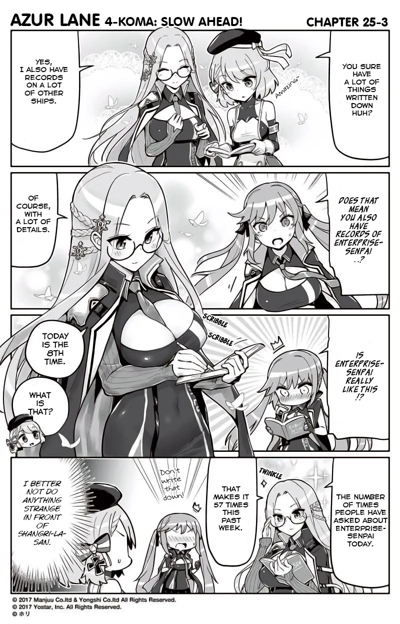 Azur Lane 4-koma: Slow Ahead Zinmanga X Chapter 25 Page 3