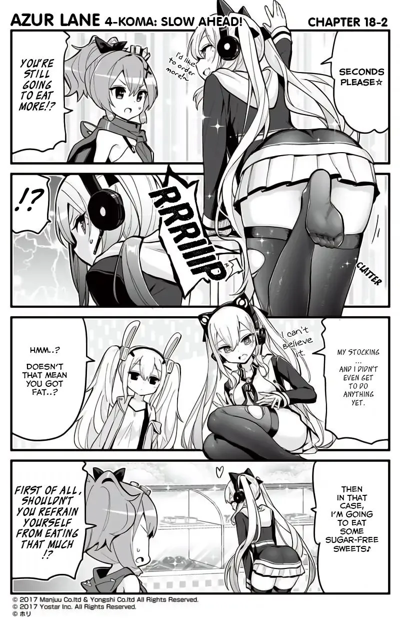 Azur Lane 4-koma: Slow Ahead Zinmanga X Chapter 18 Page 2