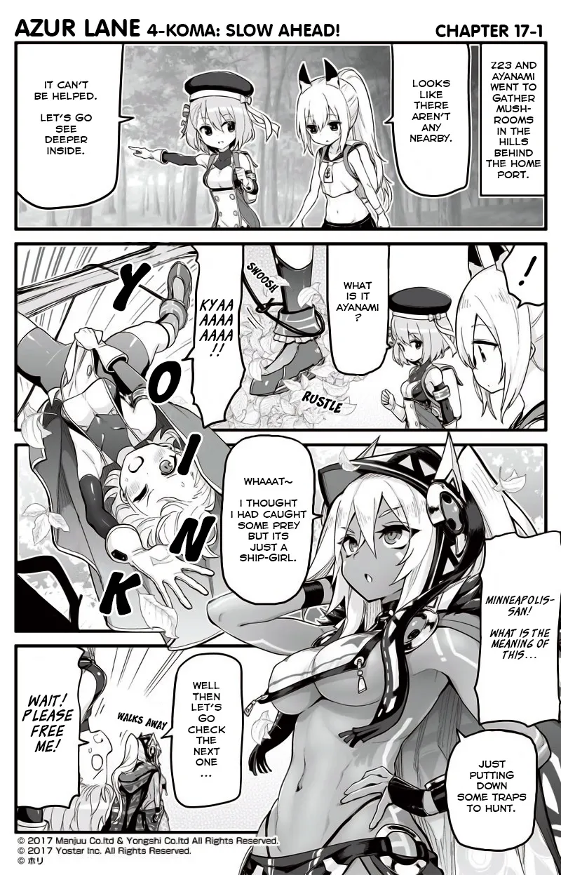 Azur Lane 4-koma: Slow Ahead Zinmanga X Chapter 17 Page 1