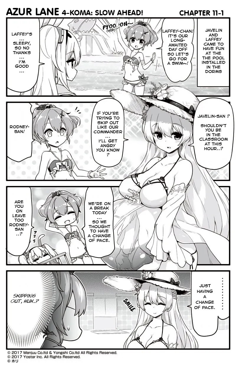 Azur Lane 4-koma: Slow Ahead Zinmanga X Chapter 11 Page 1