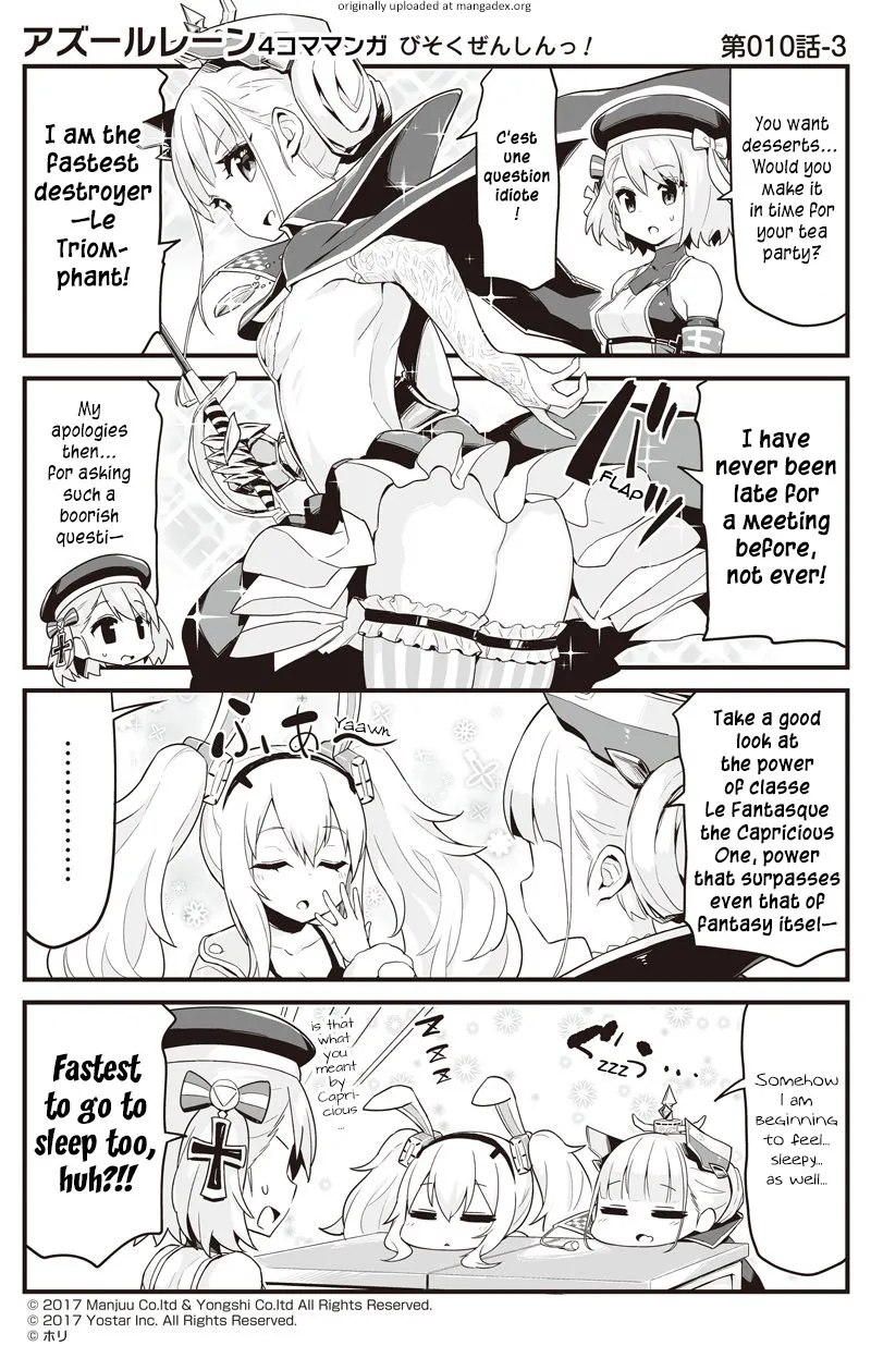 Azur Lane 4-koma: Slow Ahead Zinmanga X Chapter 10 Page 3
