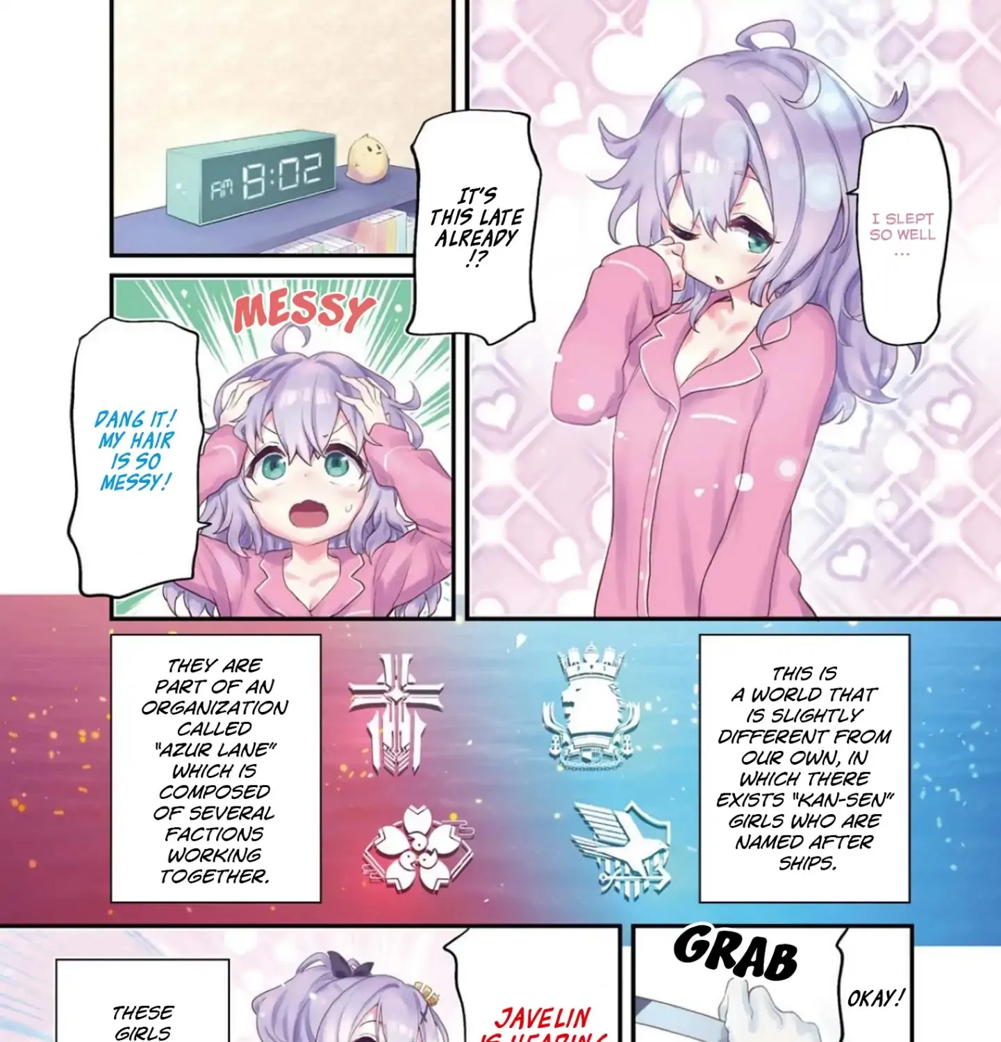 Azur Lane 4-koma: Slow Ahead Zinmanga X Chapter 0 Page 1