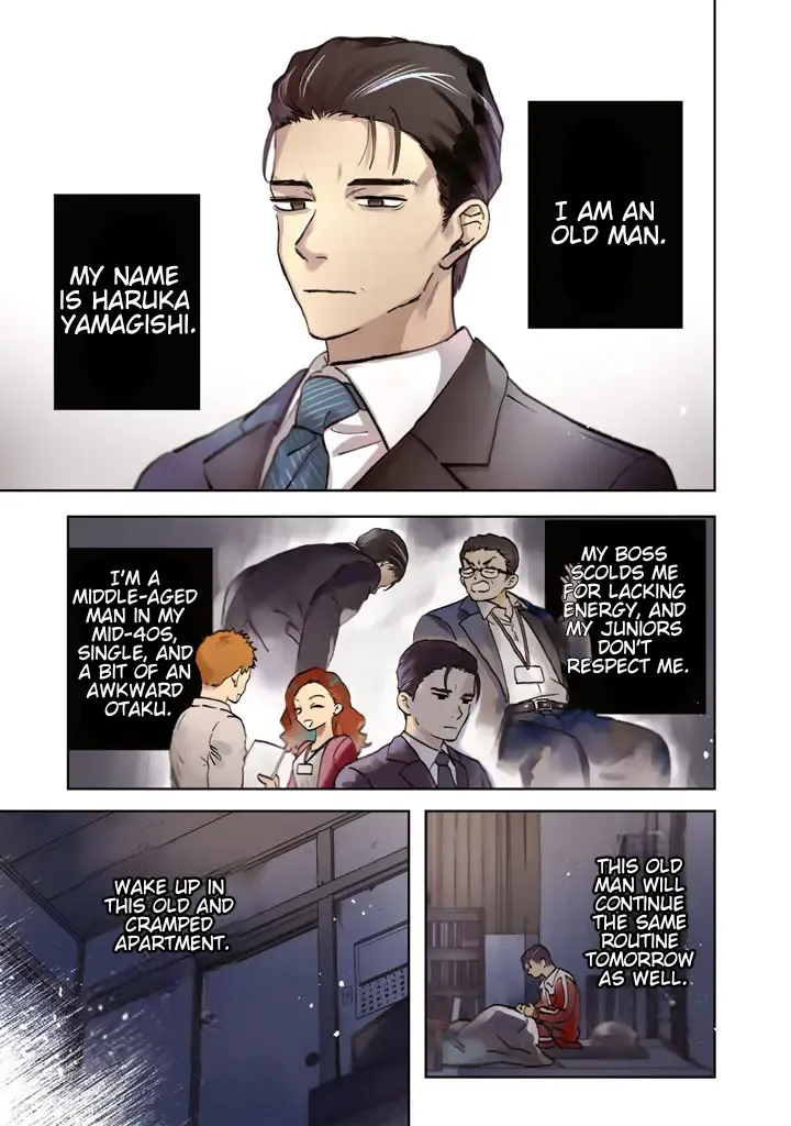 Watashi no Kokoro wa Oji-san de Aru Zinmanga X Chapter 1 Page 2