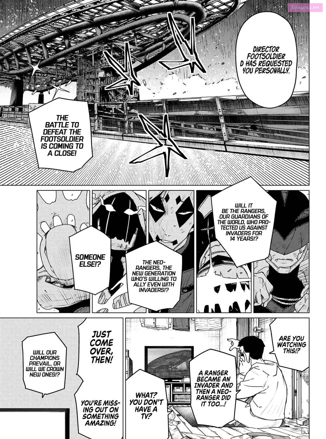Sentai Daishikkaku Zinmanga X Chapter 154 Page 9