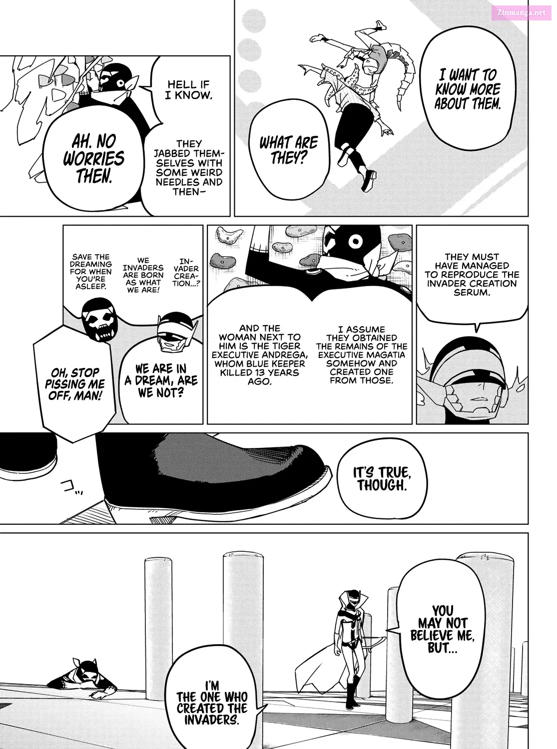 Sentai Daishikkaku Zinmanga X Chapter 96 Page 17