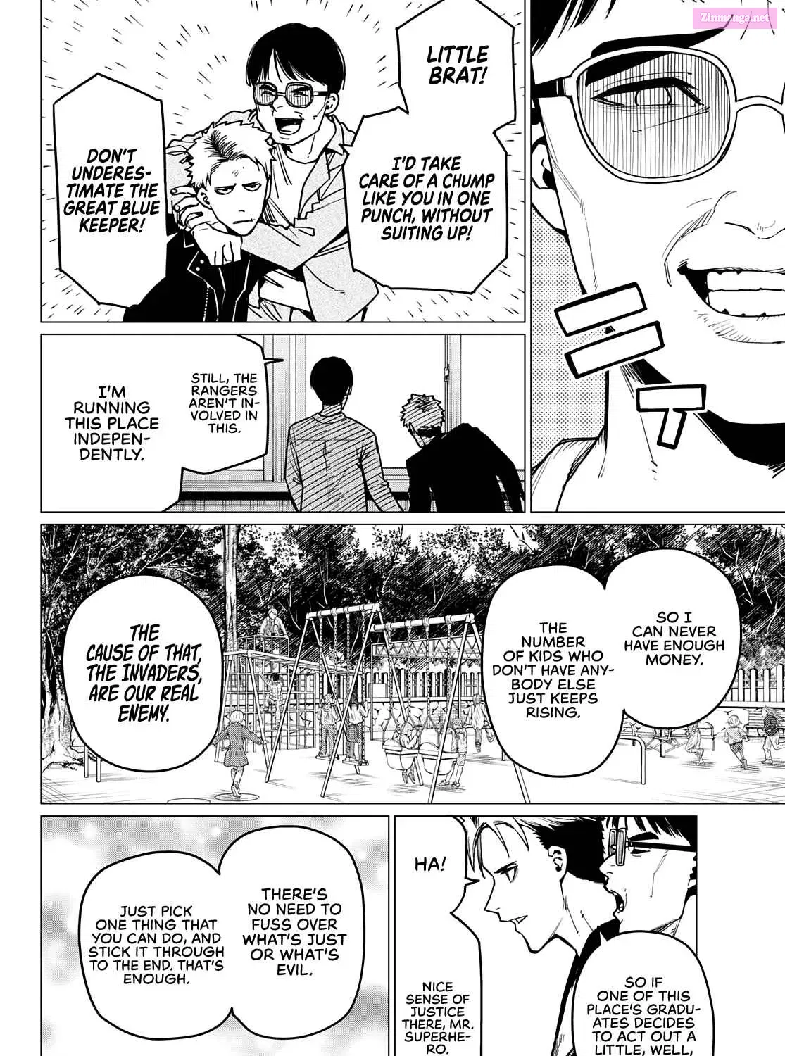 Sentai Daishikkaku Zinmanga X Chapter 47 Page 32