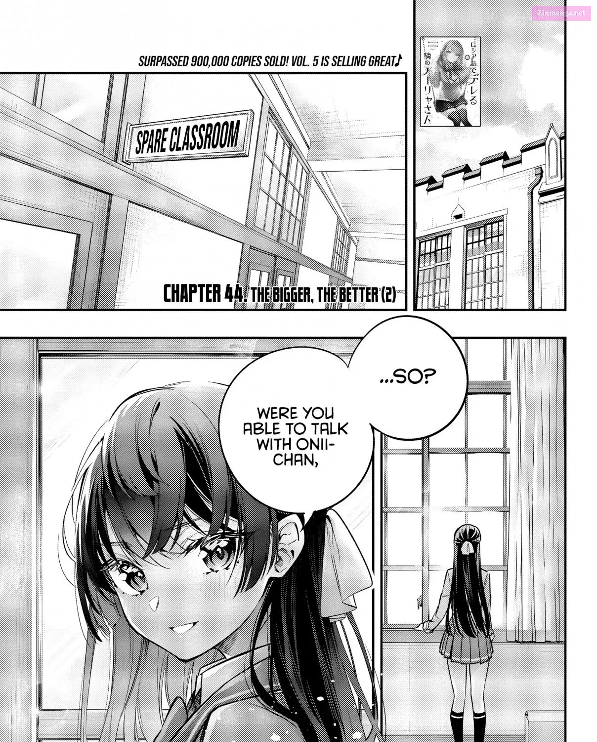 Tokidoki Bosotto Roshia-go de Dereru Tonari no Alya-san Zinmanga X Chapter 44 Page 2