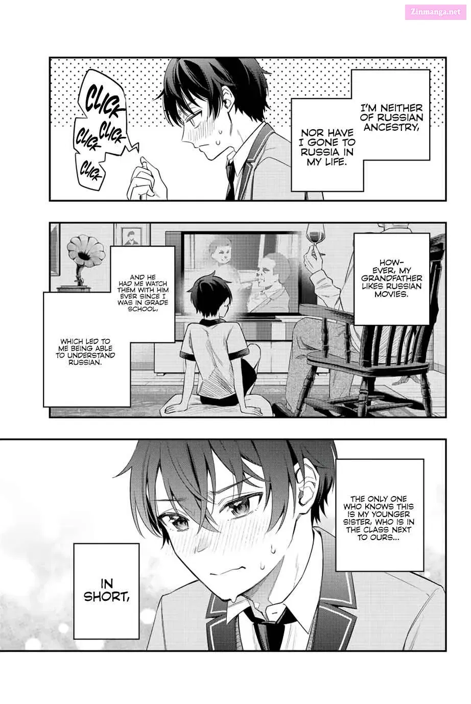 Tokidoki Bosotto Roshia-go de Dereru Tonari no Alya-san Zinmanga X Chapter 1 Page 24