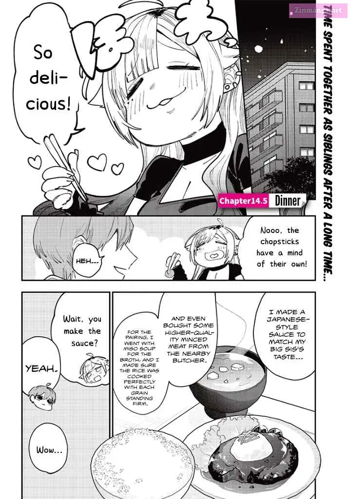 Namaiki na Gal Ane wo Wakaraseru Hanashi Zinmanga X Chapter 14.5 Page 1