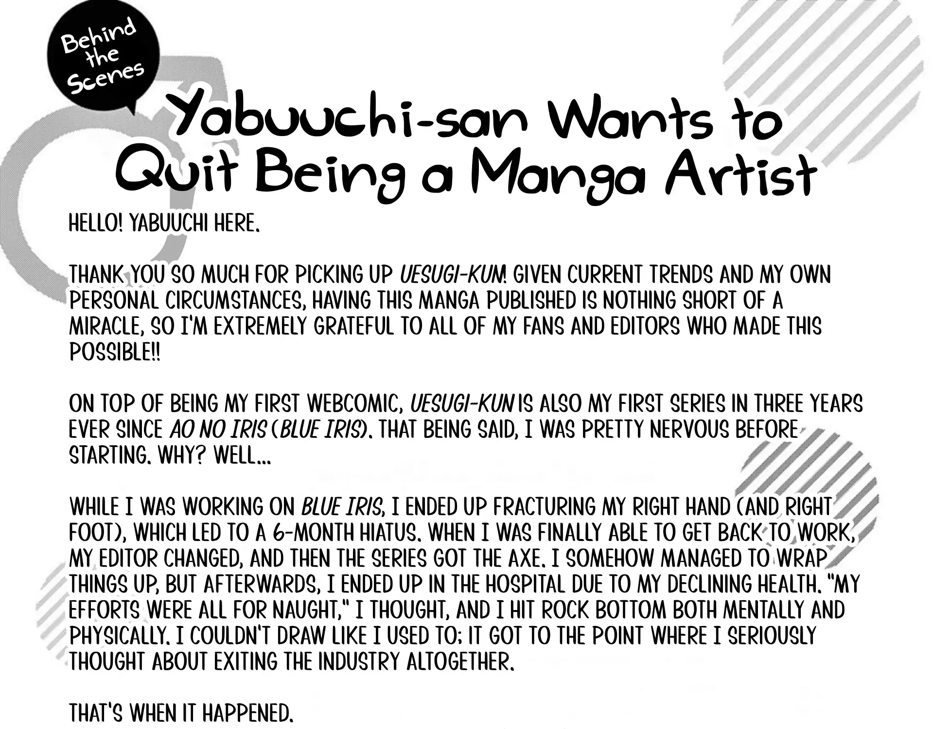 Uesugi-Kun Wa Onnanoko Wo Yametai Zinmanga X Chapter 6.6 Page 7