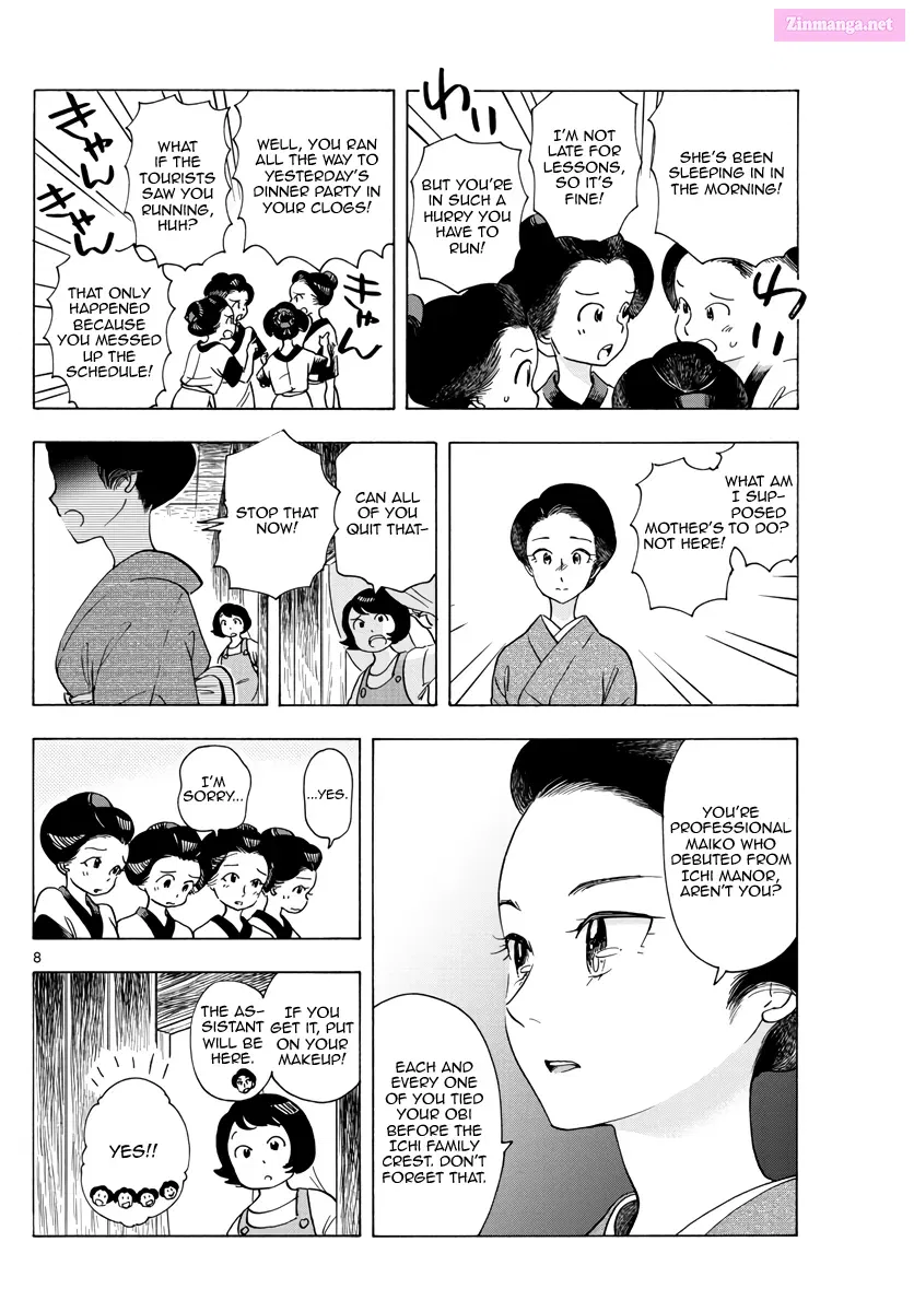Kiyo in Kyoto: From the Maiko House Zinmanga X Chapter 255 Page 8