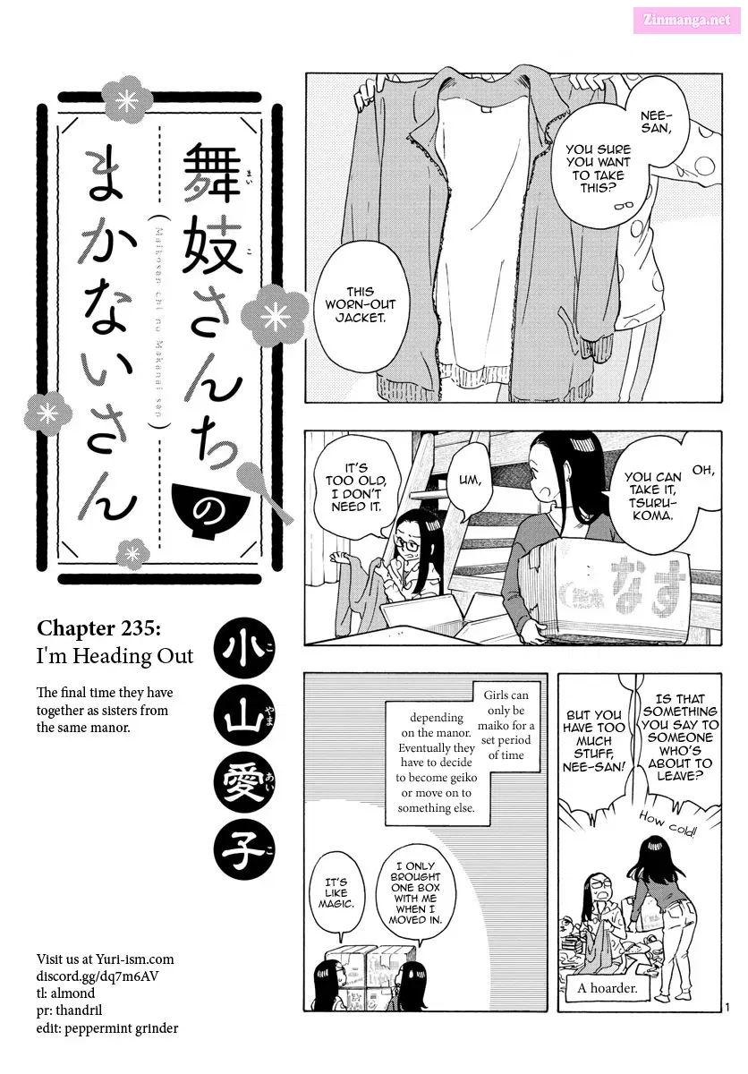 Kiyo in Kyoto: From the Maiko House Zinmanga X Chapter 235 Page 1