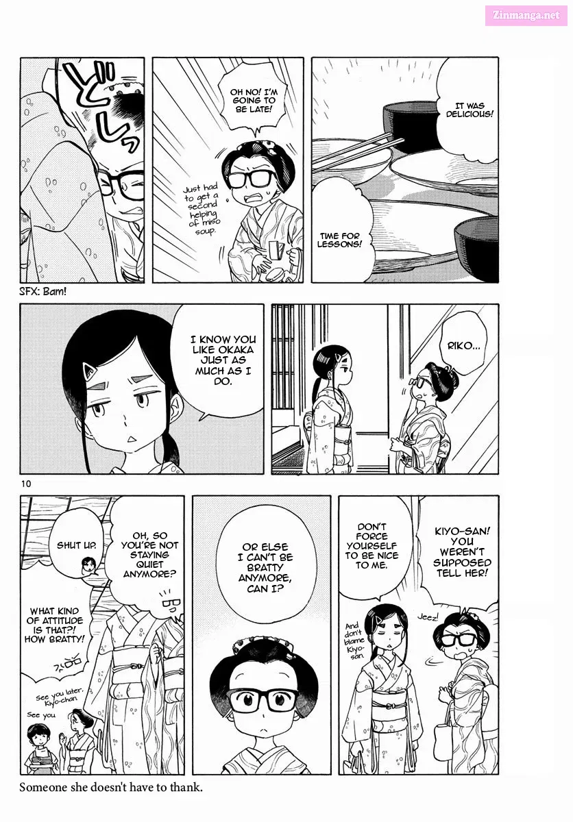 Kiyo in Kyoto: From the Maiko House Zinmanga X Chapter 208 Page 10