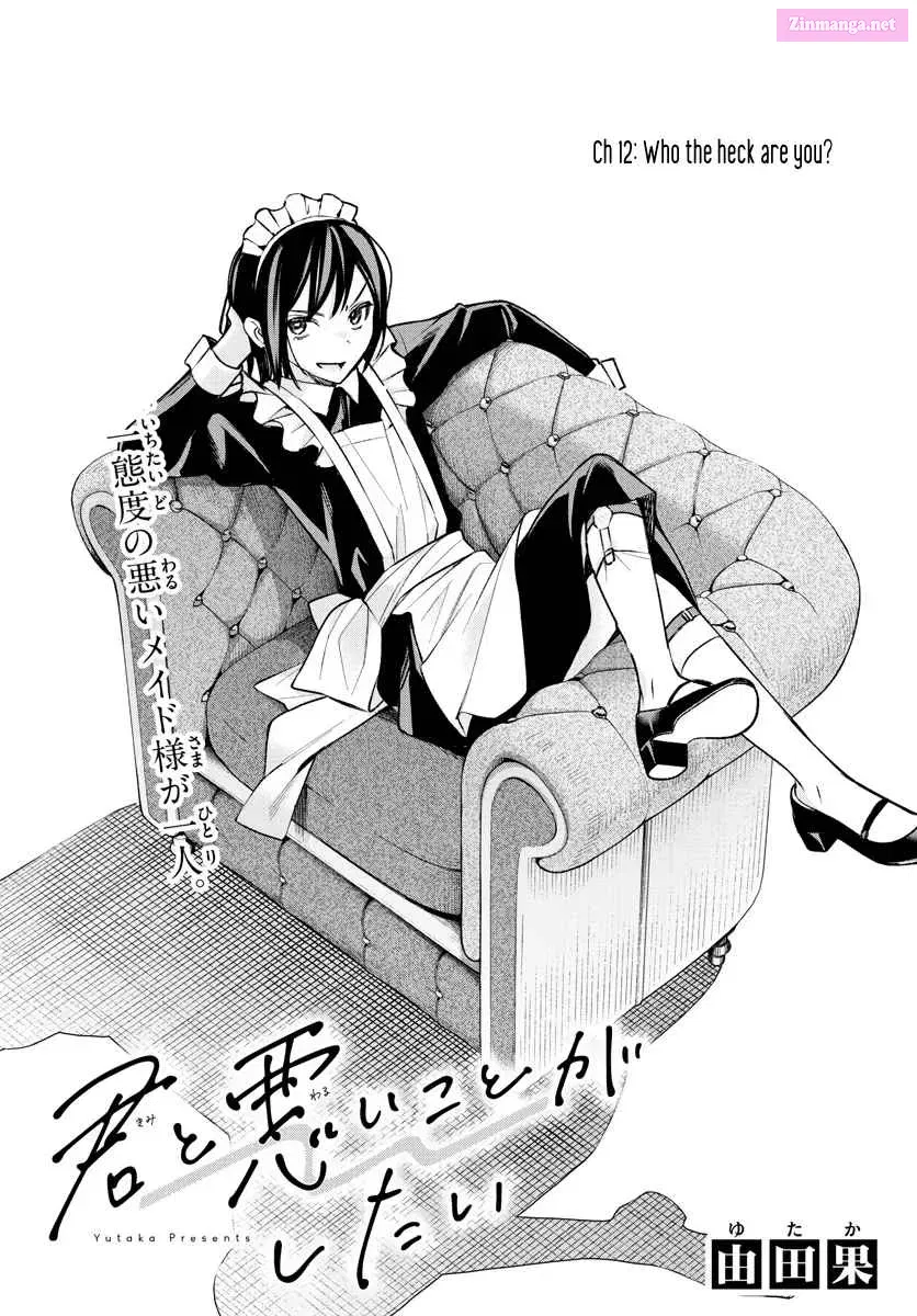 Kimi to Warui Koto ga Shitai Zinmanga X Chapter 12 Page 1