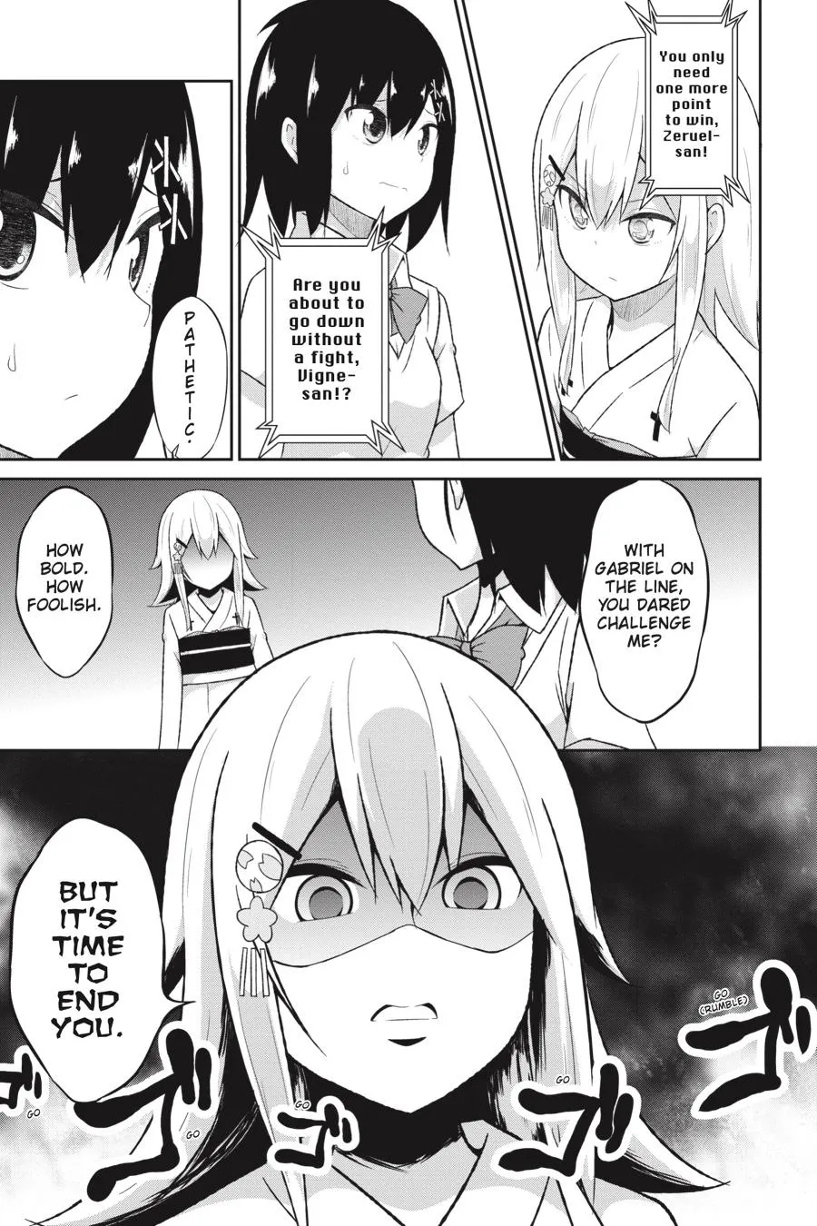 Gabriel Dropout Zinmanga X Chapter 62 Page 13