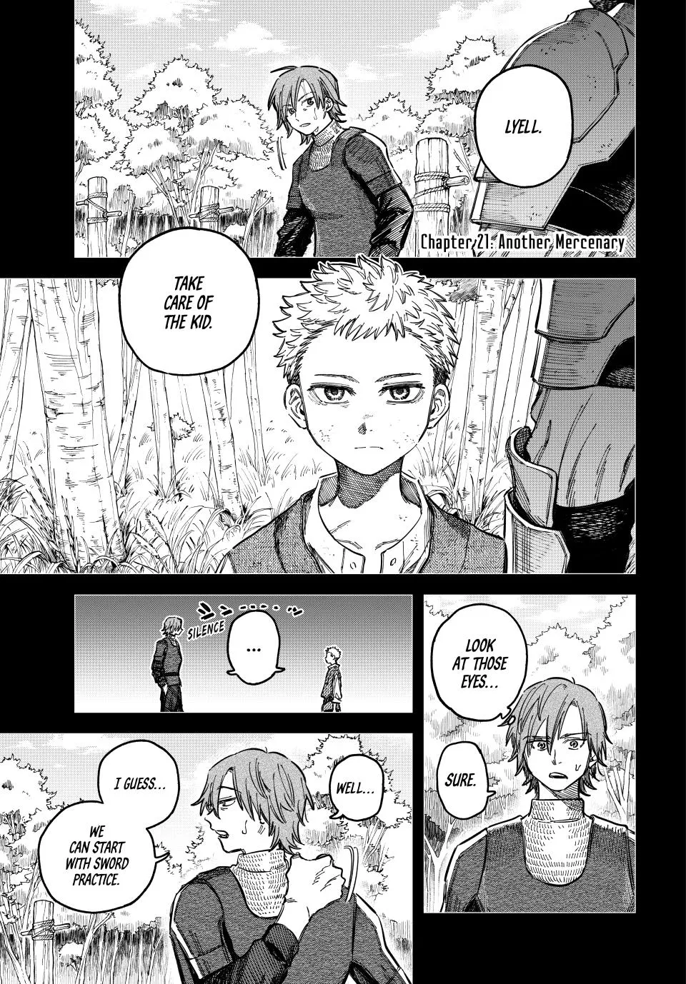 The Witch And The Mercenary Zinmanga X Chapter 21 Page 1