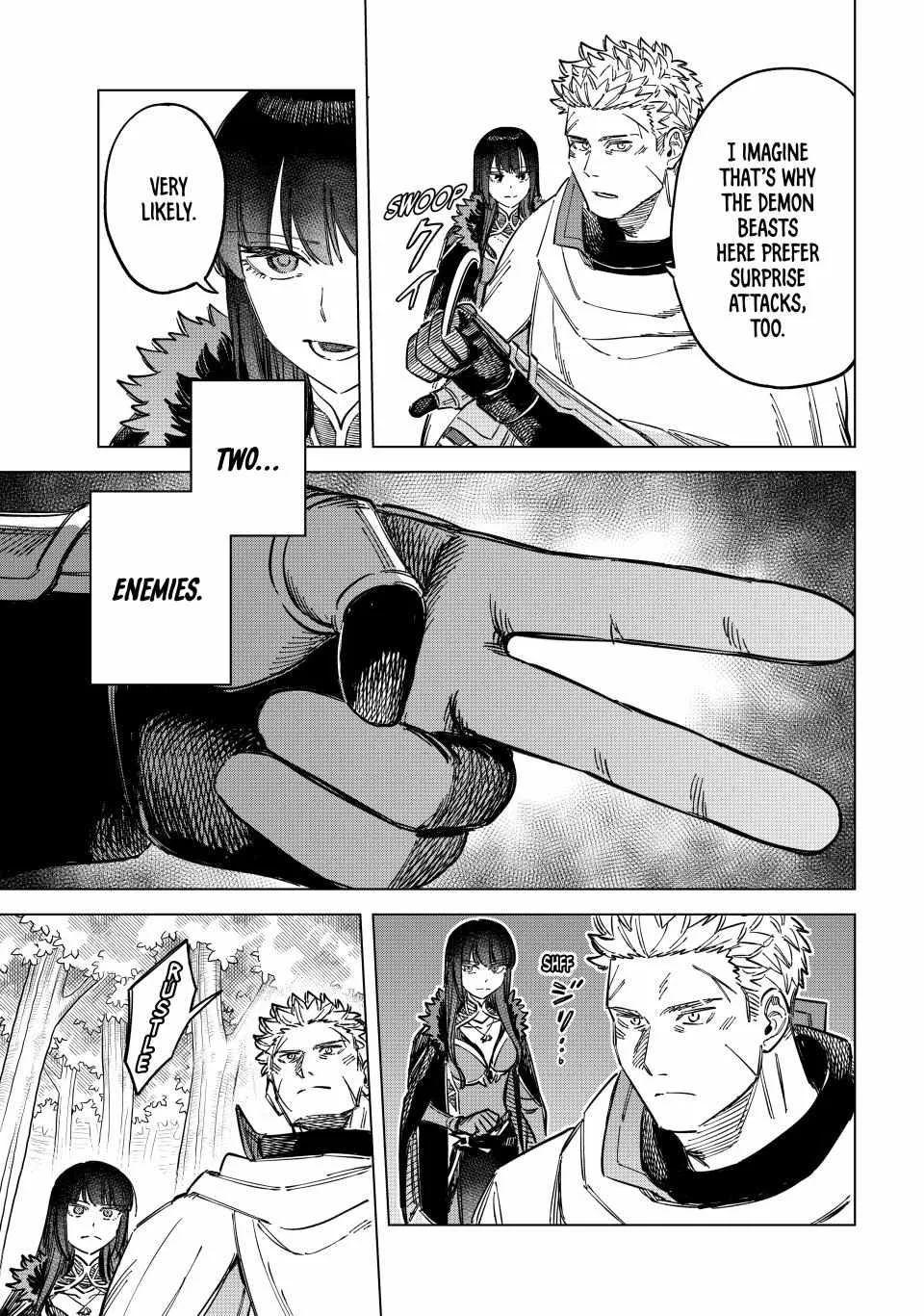 The Witch And The Mercenary Zinmanga X Chapter 9.1 Page 13
