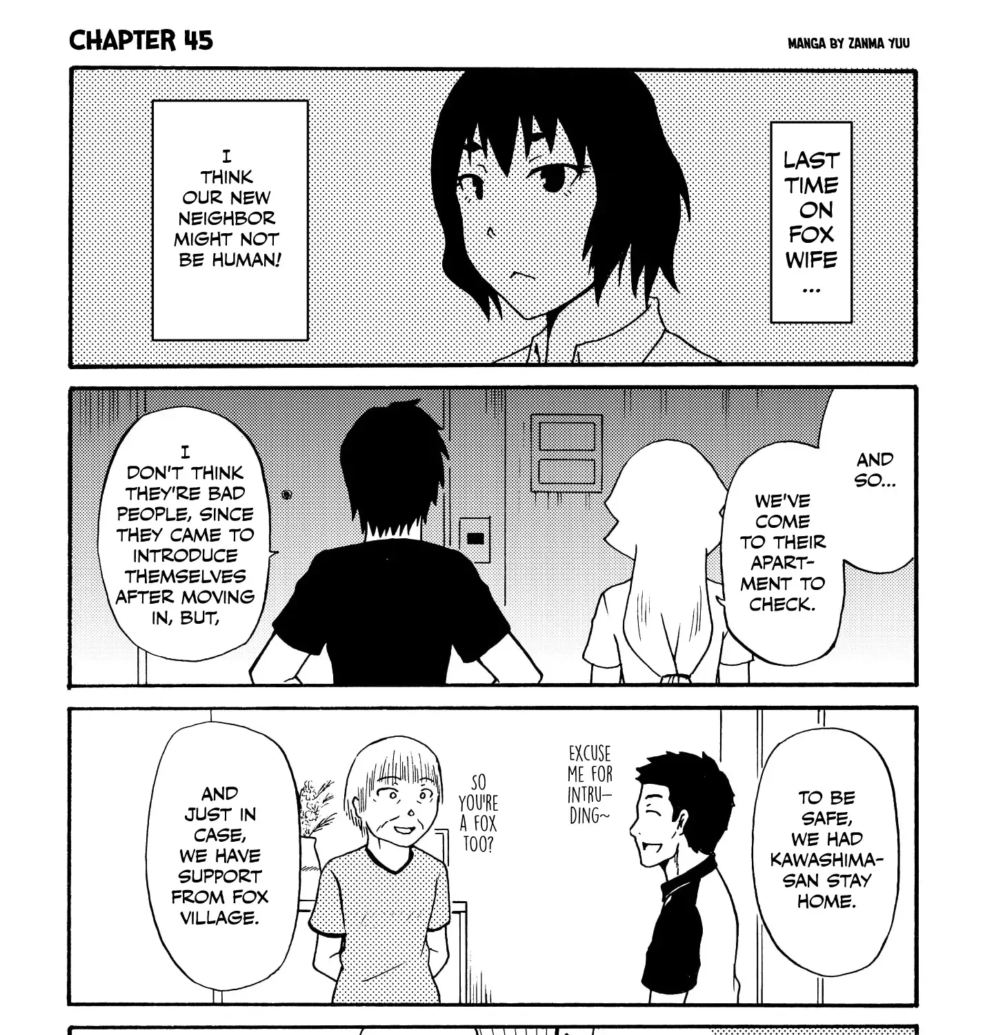 Totsugi Okureta Kitsune ga Yome ni Kuru Hanashi Zinmanga X Chapter 45 Page 1